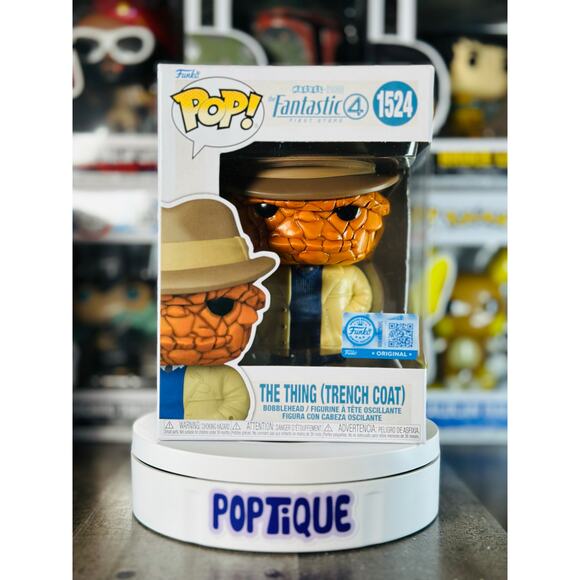 The Thing (Trench Coat) Funko Pop!  #1524 - Entertainment Earth Exclusive - Picture 1 of 6